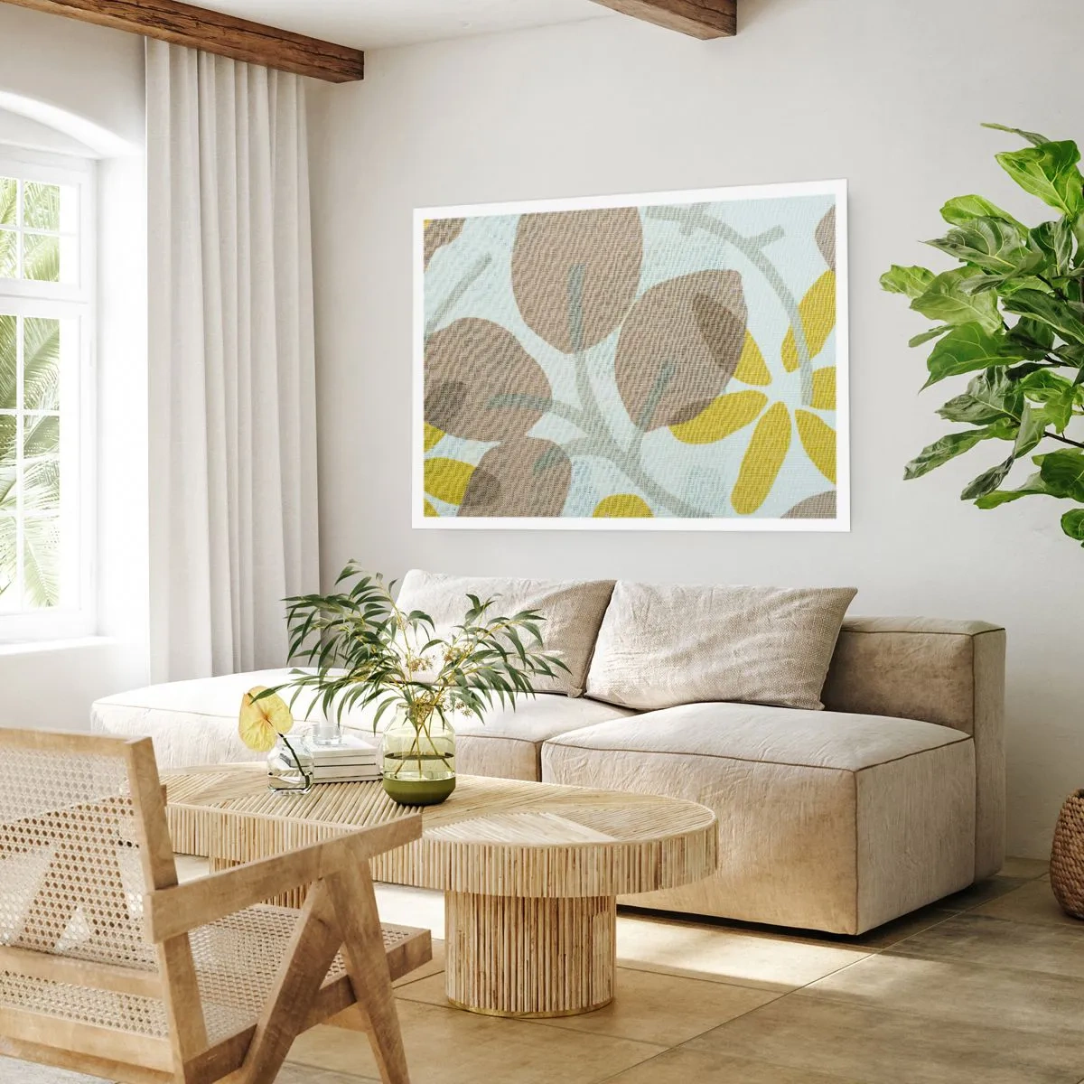 Plakat - Komposition i solskinnet - 91x61 cm