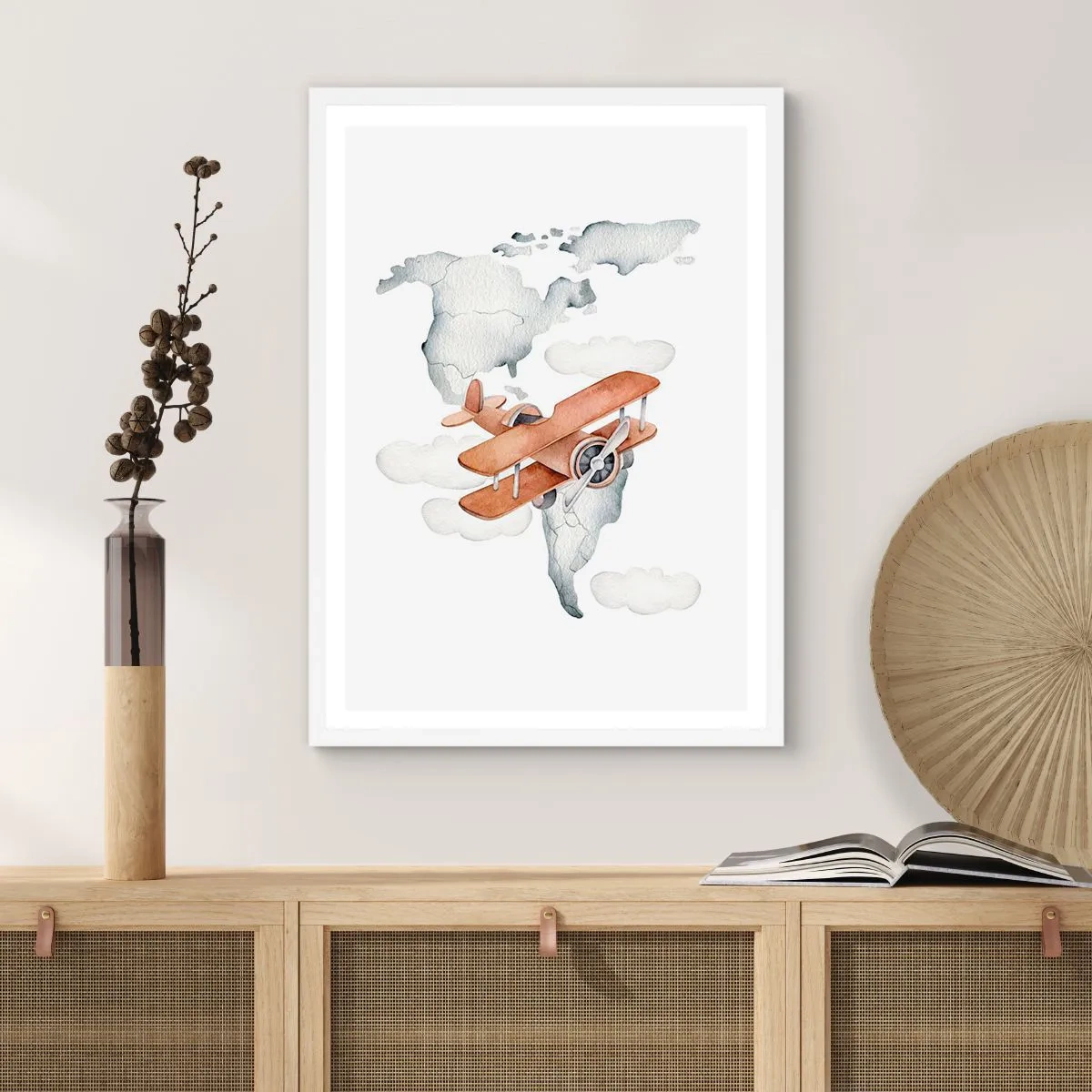 Plakat i hvid ramme - I den banebrydende ånd - 30x40 cm