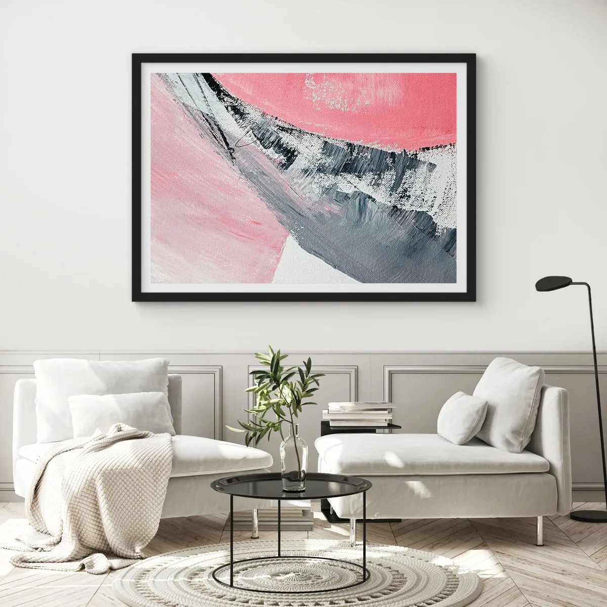 Plakat i sort ramme - Matchende sammensætning - 40x30 cm