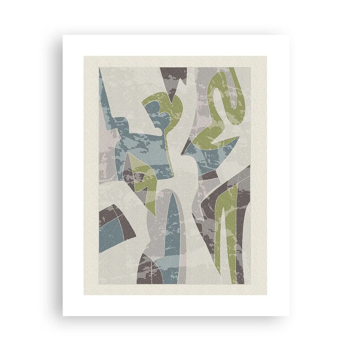 Plakat - Komposition bag glas - 40x50 cm