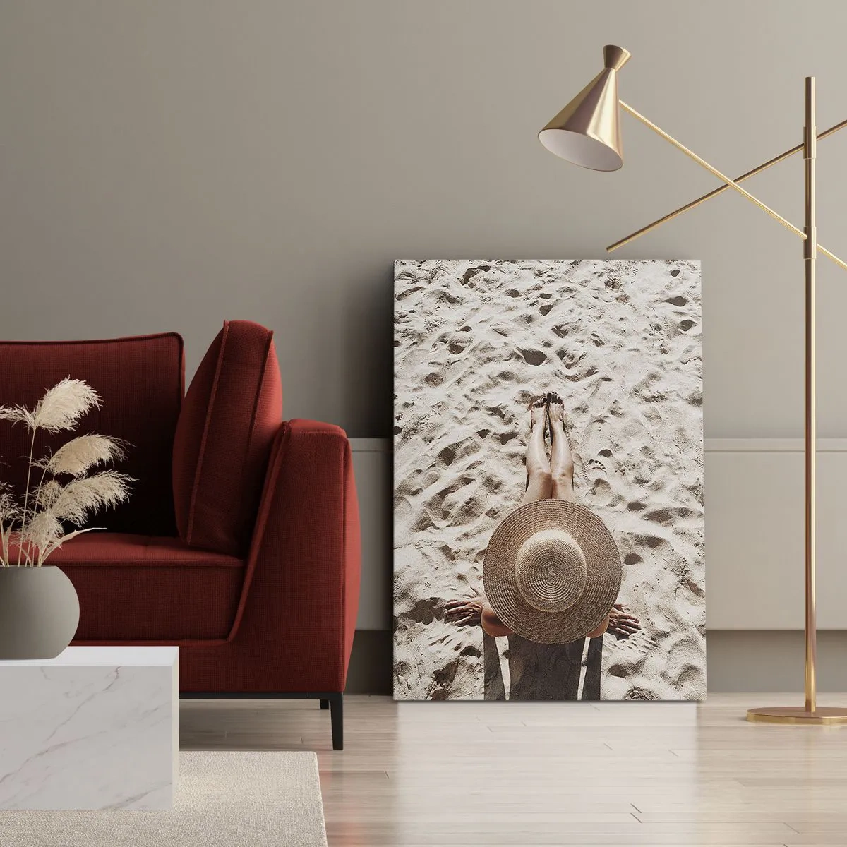 Lærredstryk - Billede på lærred - En drømmes tid - 70x100 cm