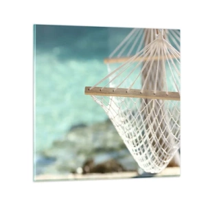 Billede på glas - Tid til afslapning - 40x40 cm