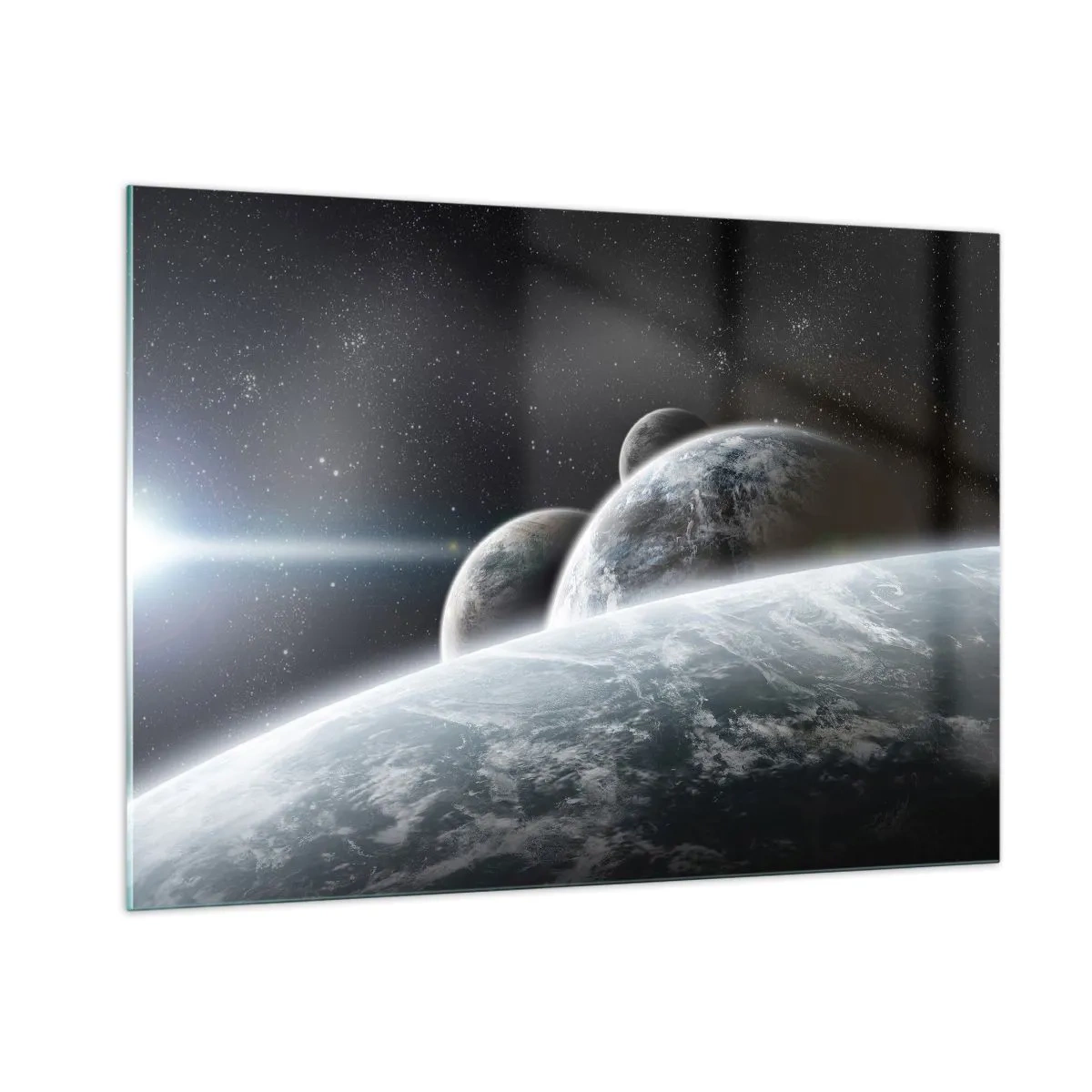 Billede på glas - Sfærernes kosmiske musik - 100x70 cm