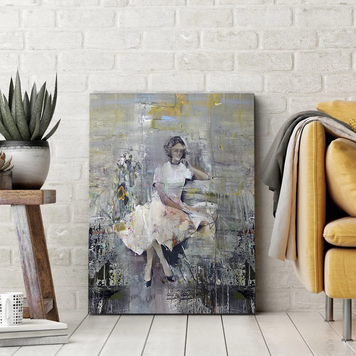 Lærredstryk - Billede på lærred - Klassisk og moderne - 45x80 cm