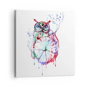 Lærredstryk - Billede på lærred - Klog af natur - 50x50 cm