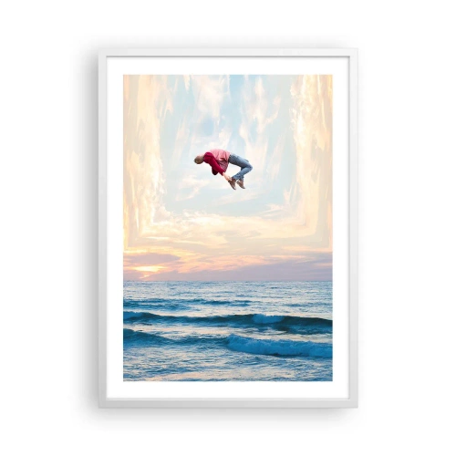 Plakat i hvid ramme - Til en anden dimension - 50x70 cm