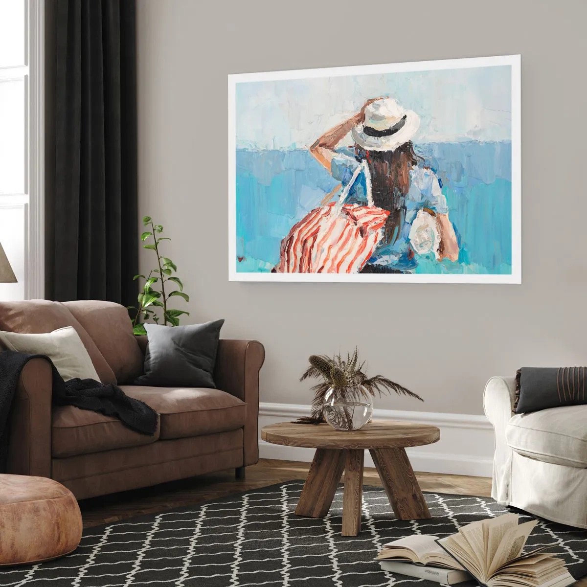 Plakat - Velkommen på ferie - 91x61 cm