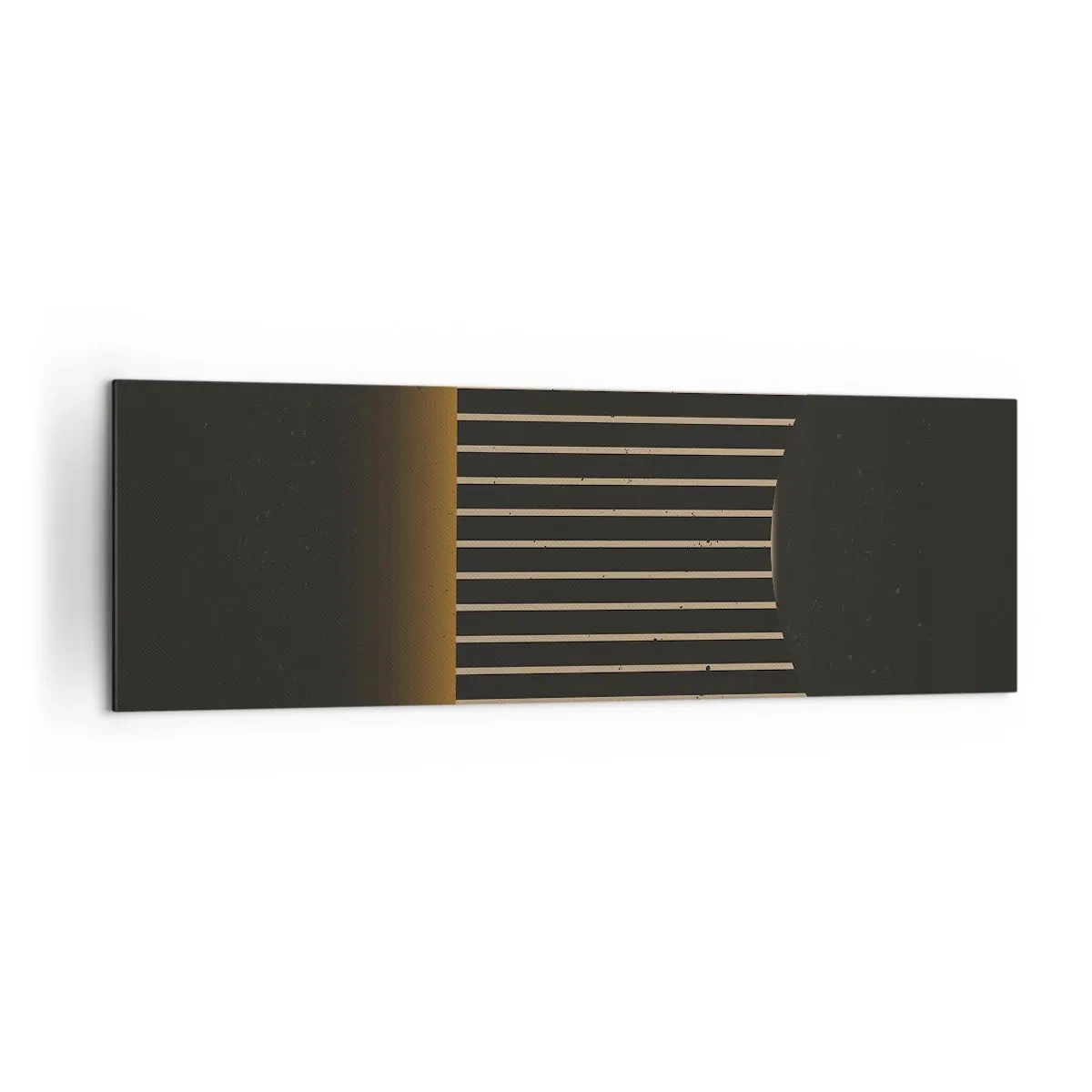 Lærredstryk - Billede på lærred - Udforsk mørket - 160x50 cm