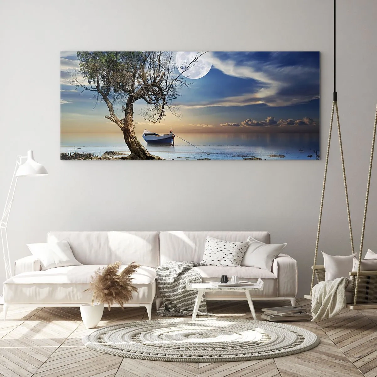 Billede på glas - Er dette enden eller begyndelsen? - 140x50 cm