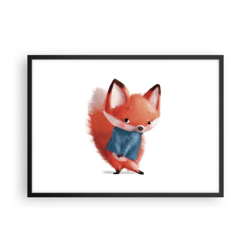 Plakat i sort ramme - Ser jeg smuk ud i den her? - 70x50 cm