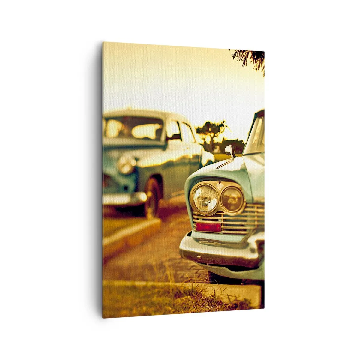 Lærredstryk - Billede på lærred - Vi må vente og se - 80x120 cm