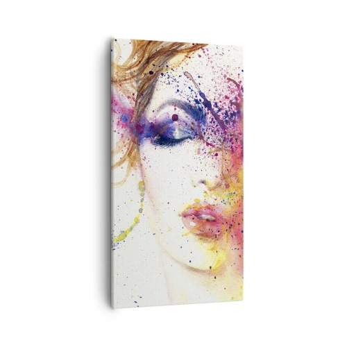 Lærredstryk - Billede på lærred - Regnbue svimmelhed - 55x100 cm