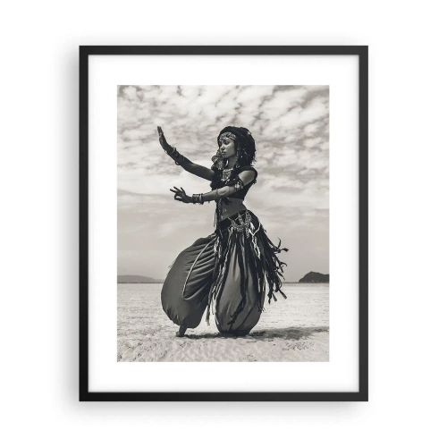 Plakat i sort ramme - Dans på de sydlige øer - 40x50 cm