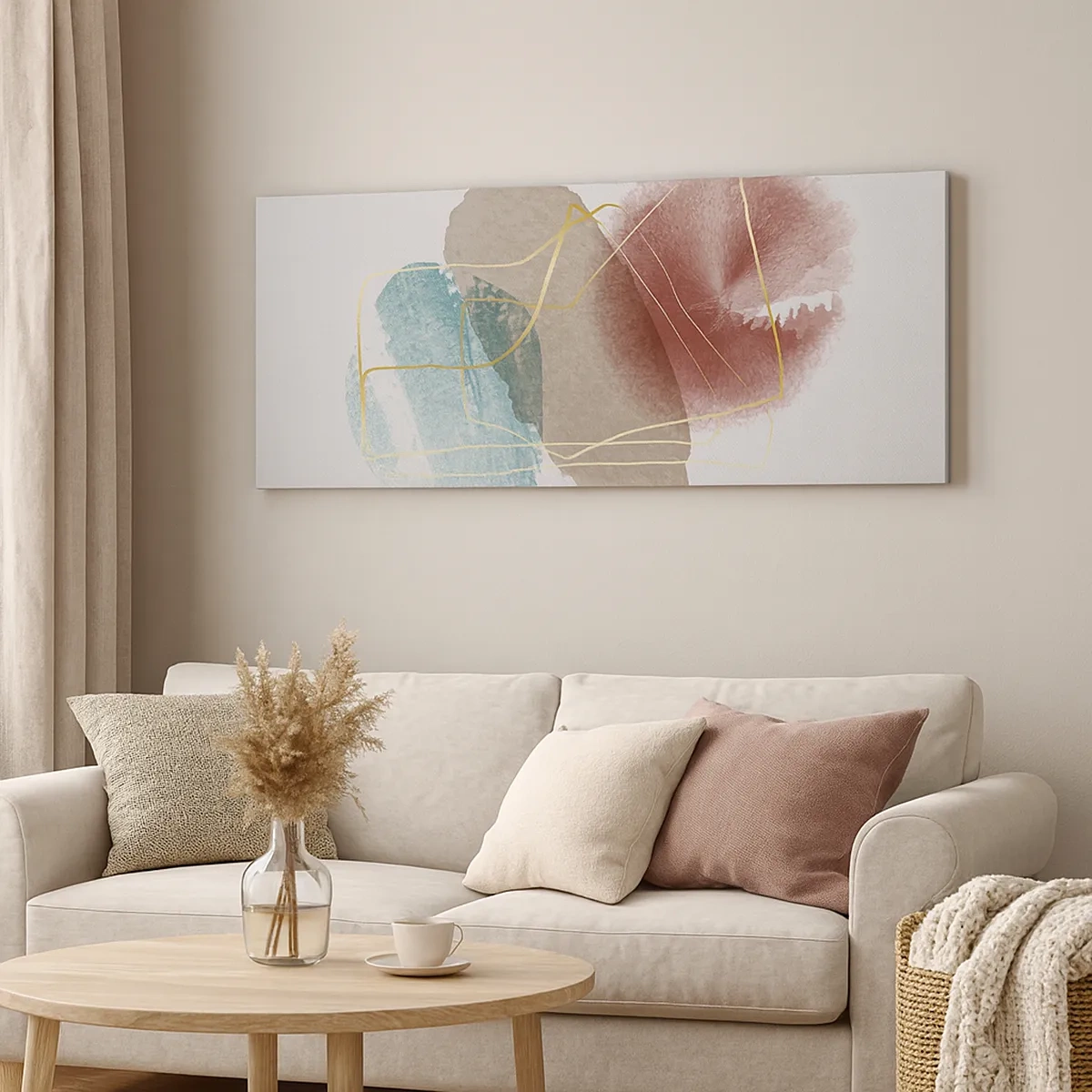 Lærredstryk - Billede på lærred - Rummets perler - 30x30 cm