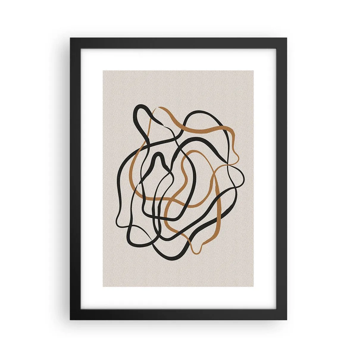 Plakat i sort ramme - Alt er gået galt - 30x40 cm
