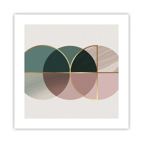 Plakat - Hjul for hjul… - 40x40 cm