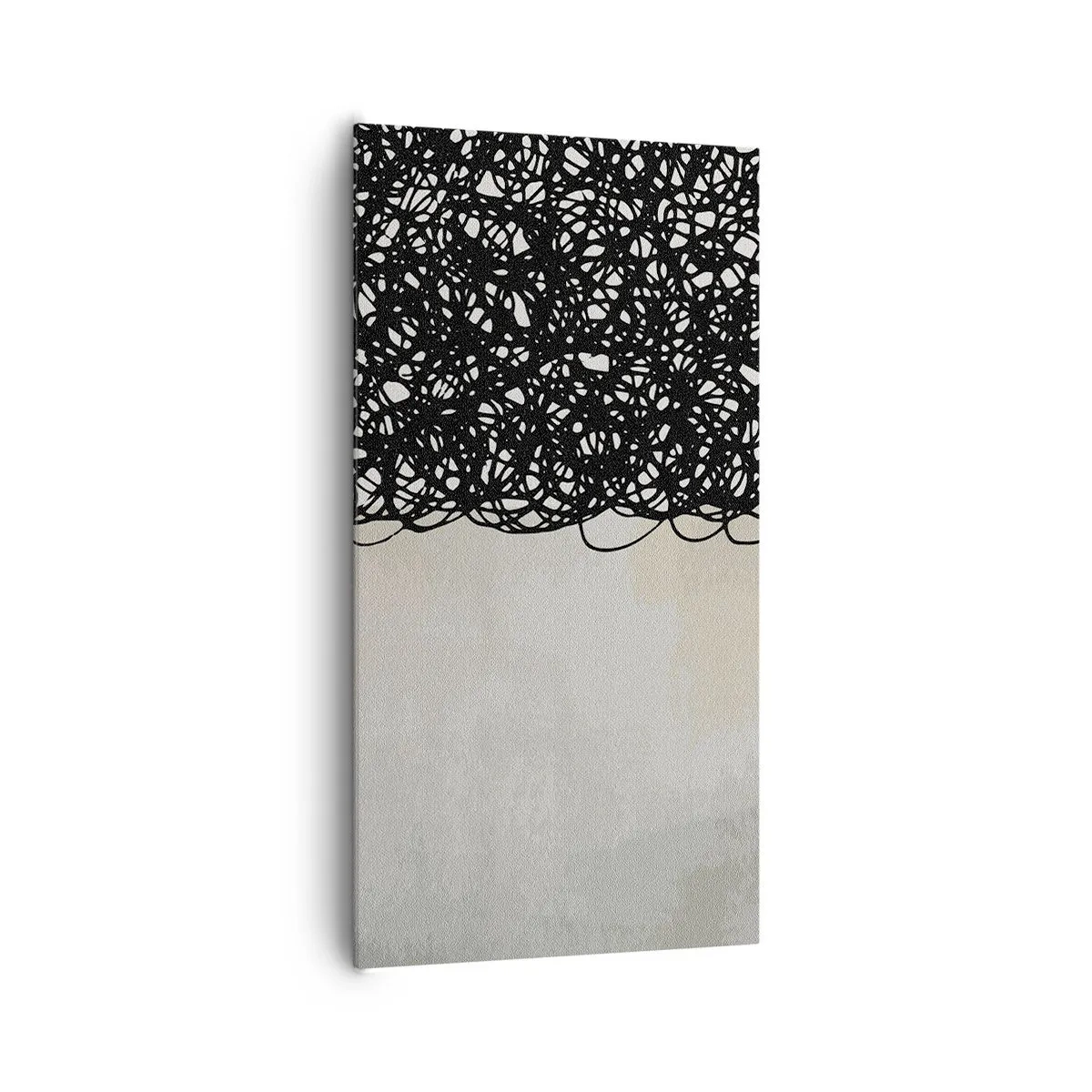 Lærredstryk - Billede på lærred - En hvirvlende abstraktion - 65x120 cm