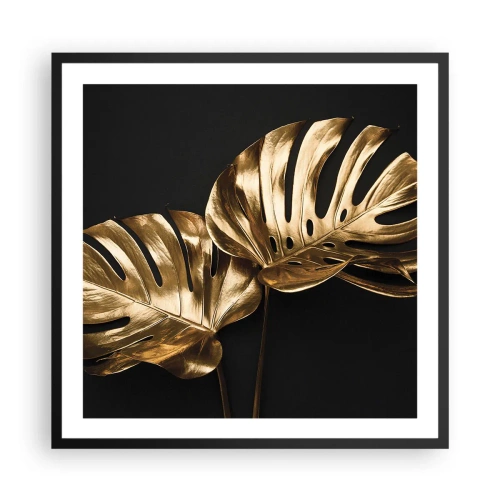 Plakat i sort ramme - Naturens skatte - 60x60 cm