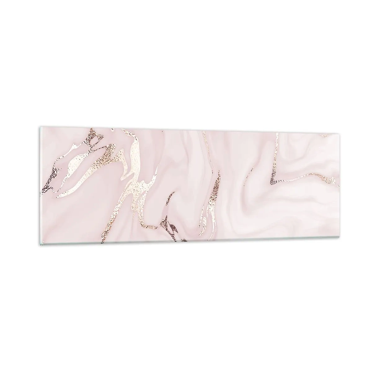 Billede på glas - I et lyserødt tørklæde - 90x30 cm