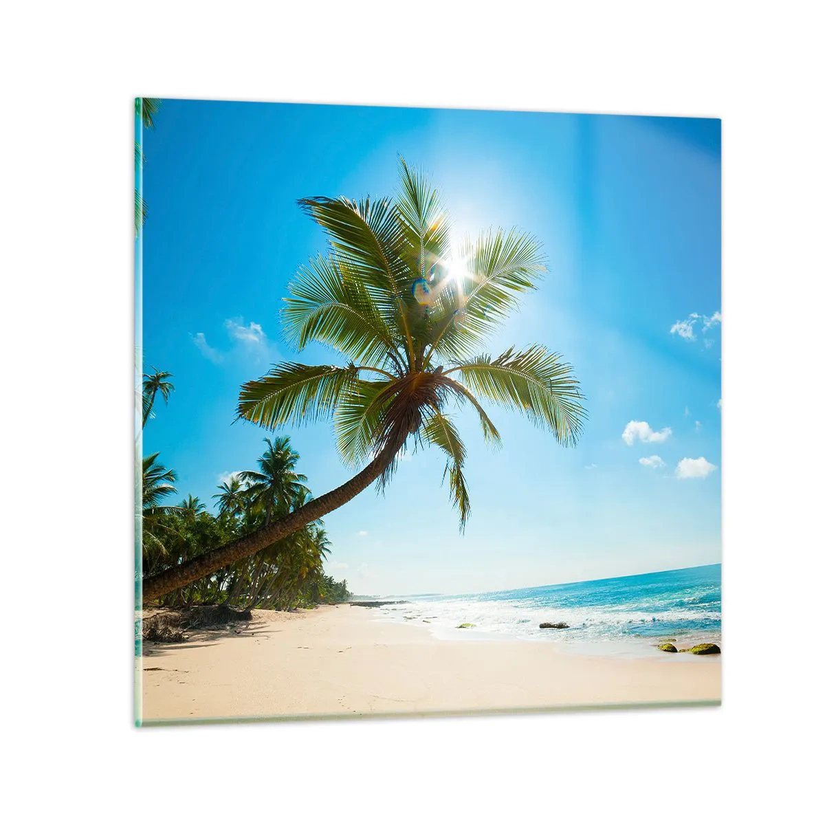 Billede på glas - Du må ikke vise nogen - 40x40 cm