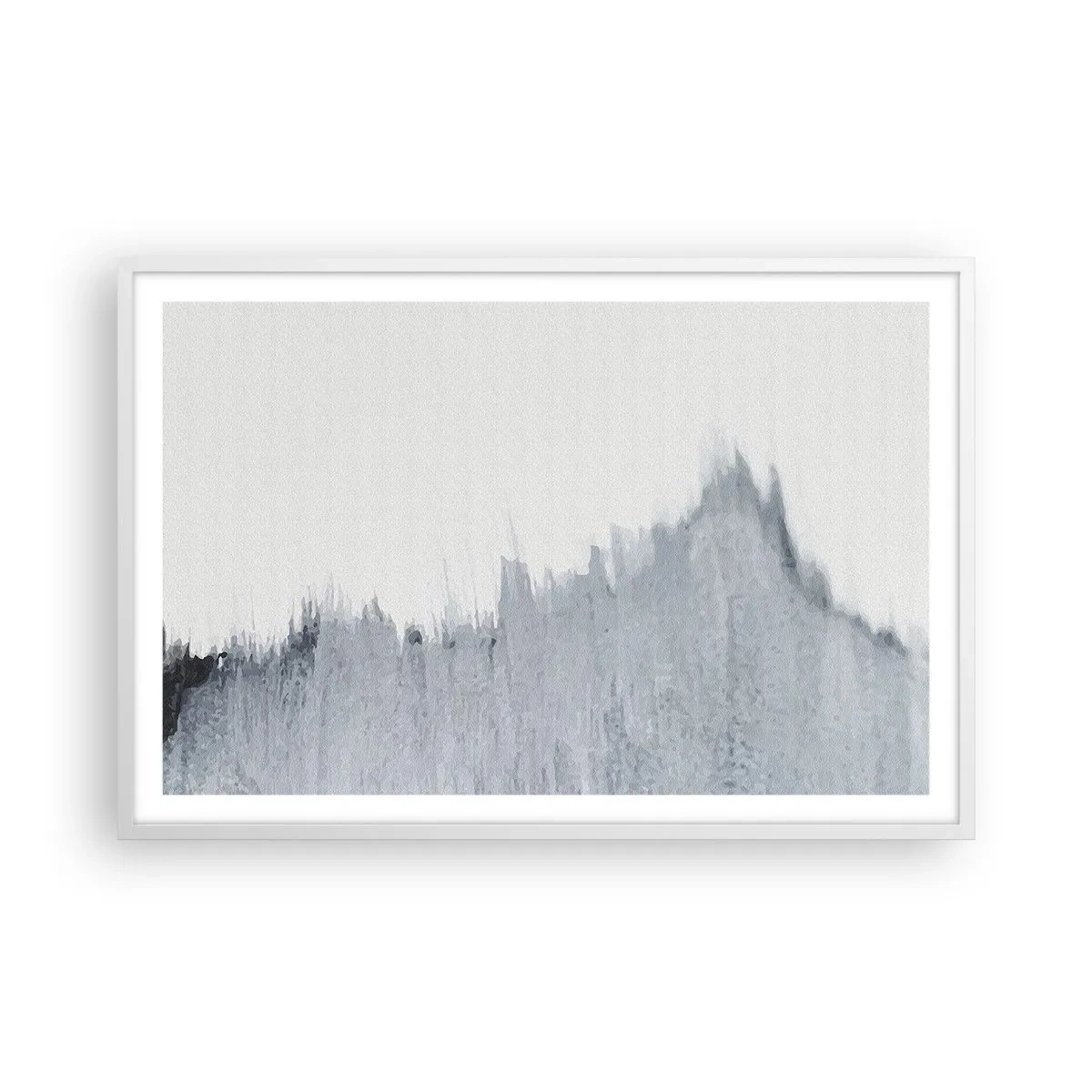 Plakat i hvid ramme - Mystisk plade - 91x61 cm