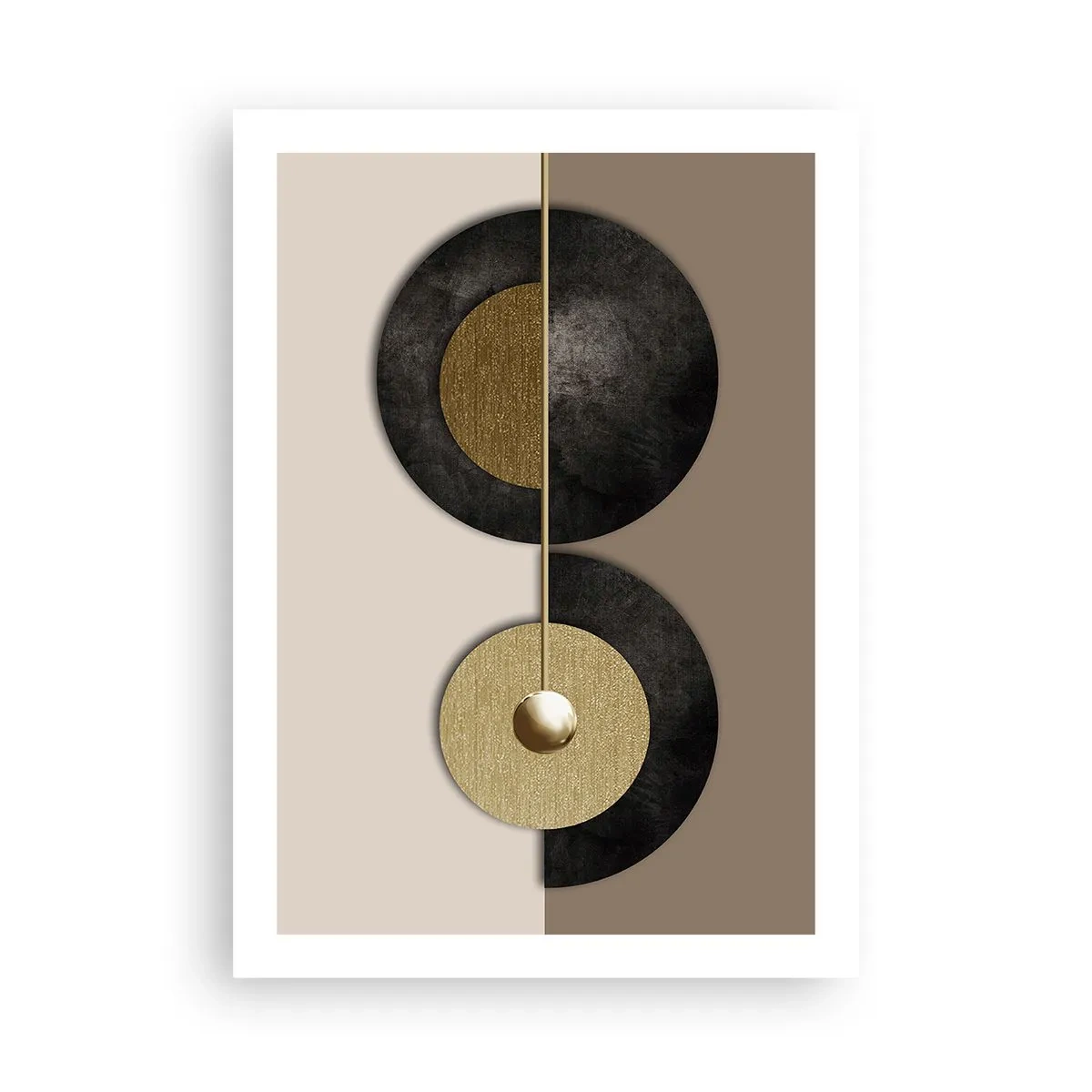 Plakat - Variationer omkring en cirkel - 50x70 cm