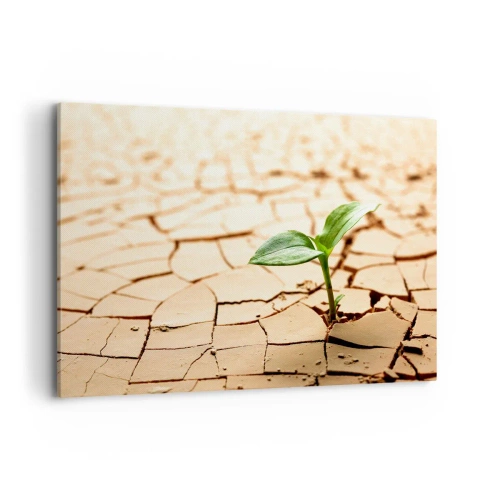 Lærredstryk - Billede på lærred - Den ukuelige livskraft - 120x80 cm