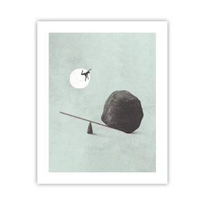 Plakat - En drøm går i opfyldelse - 40x50 cm