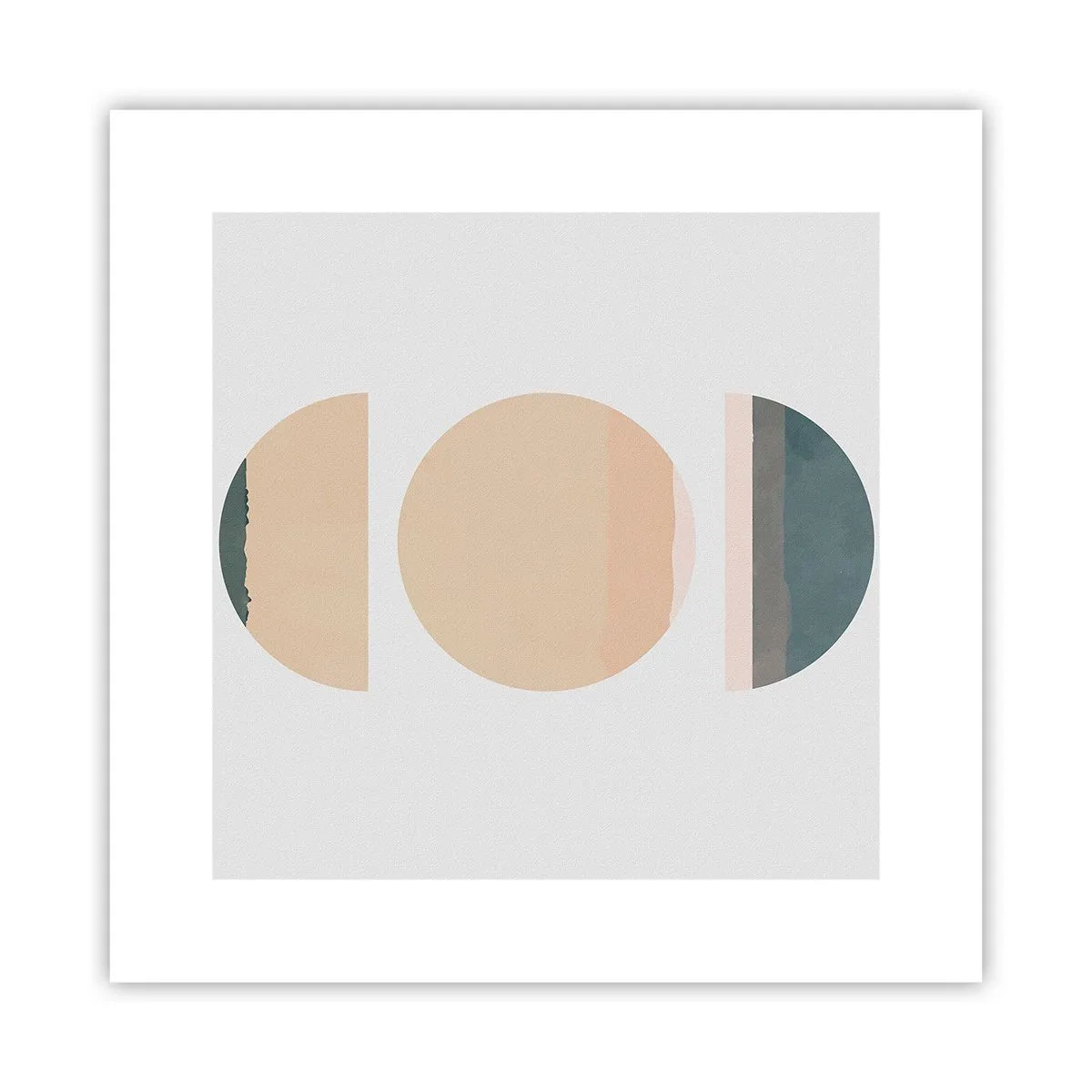 Plakat - Hjul for hjul - 30x30 cm