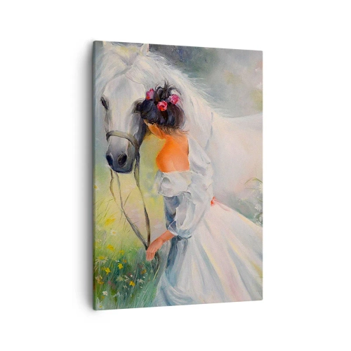 Lærredstryk - Billede på lærred - Som fra en smuk drøm - 50x70 cm