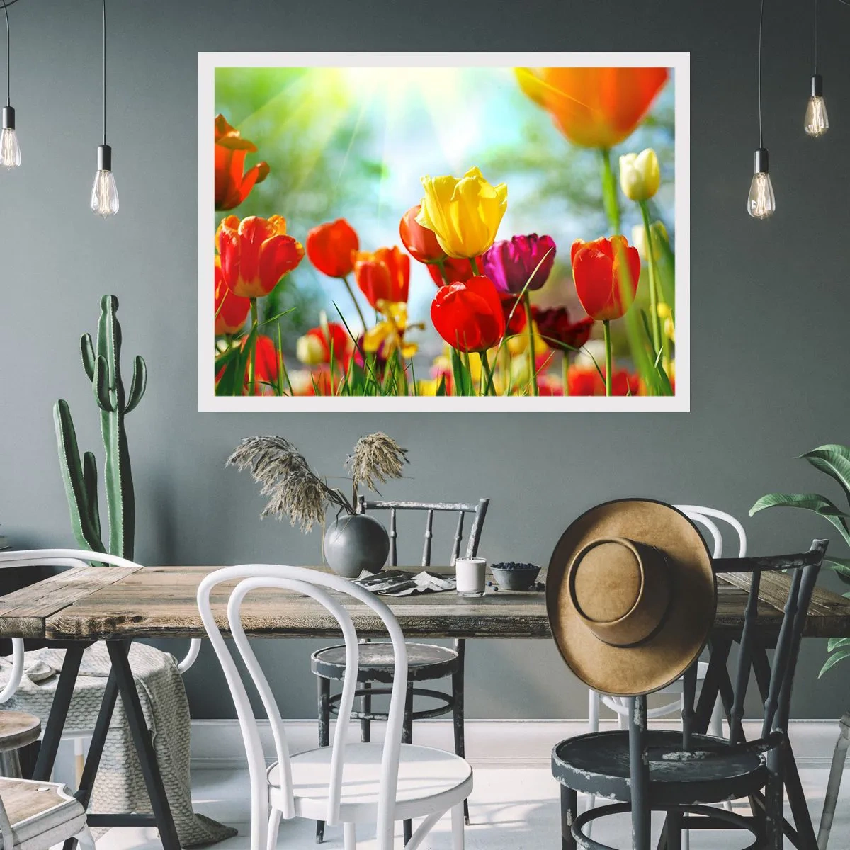 Plakat - Alle solens farver - 100x70 cm