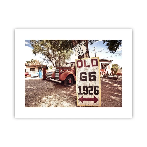 Plakat - En legende om det amerikanske landskab - 40x30 cm