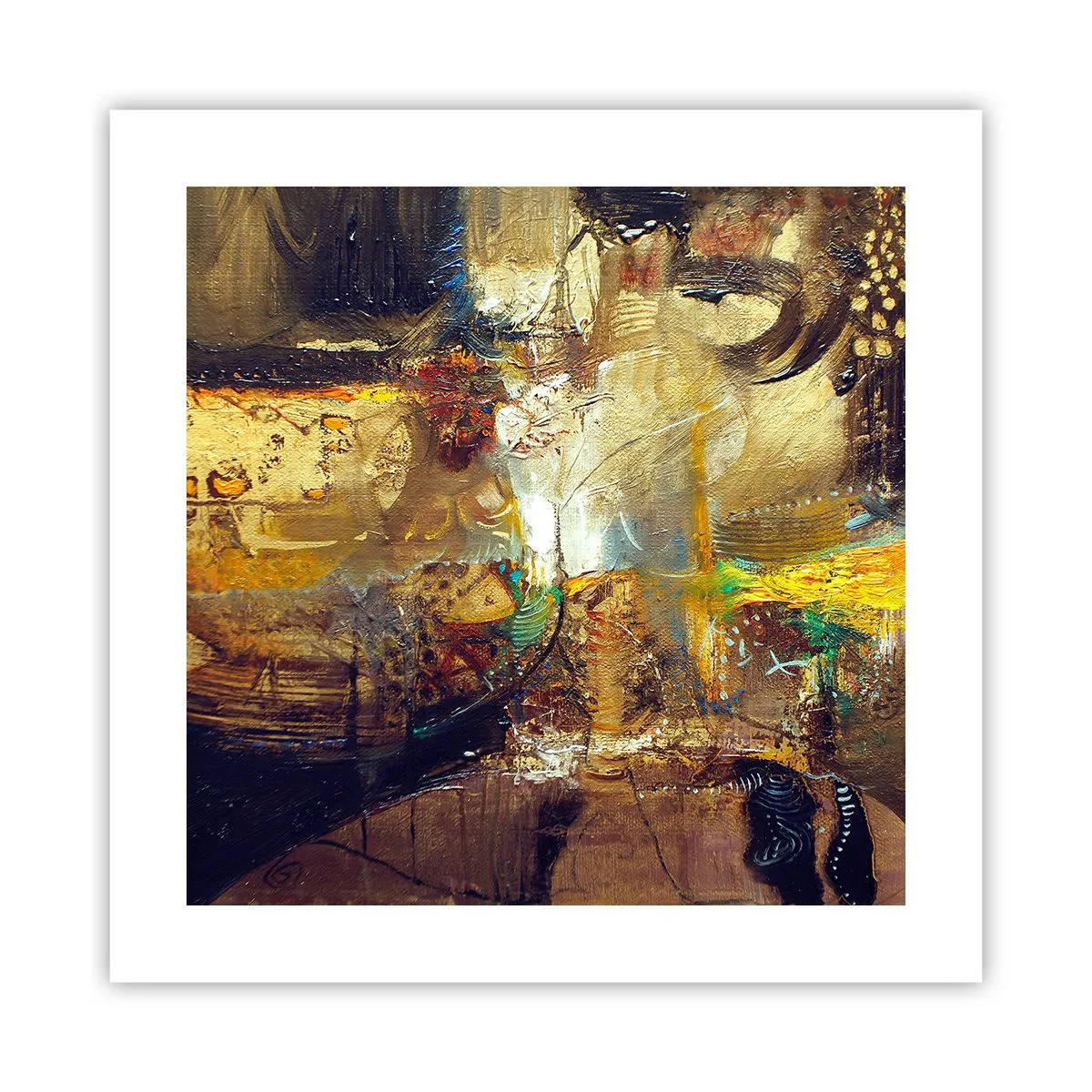 Plakat - Kold, varm, meget varm - 40x40 cm