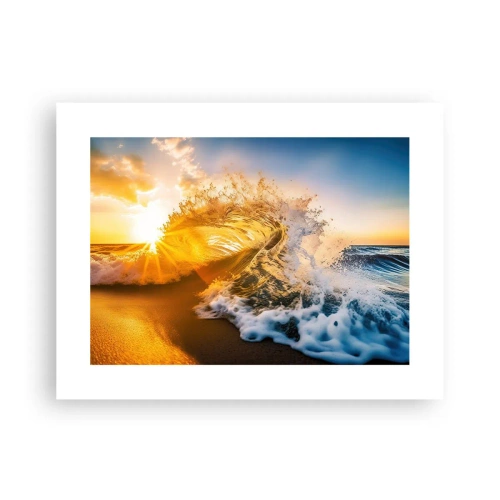 Plakat - Leg på sandet - 40x30 cm