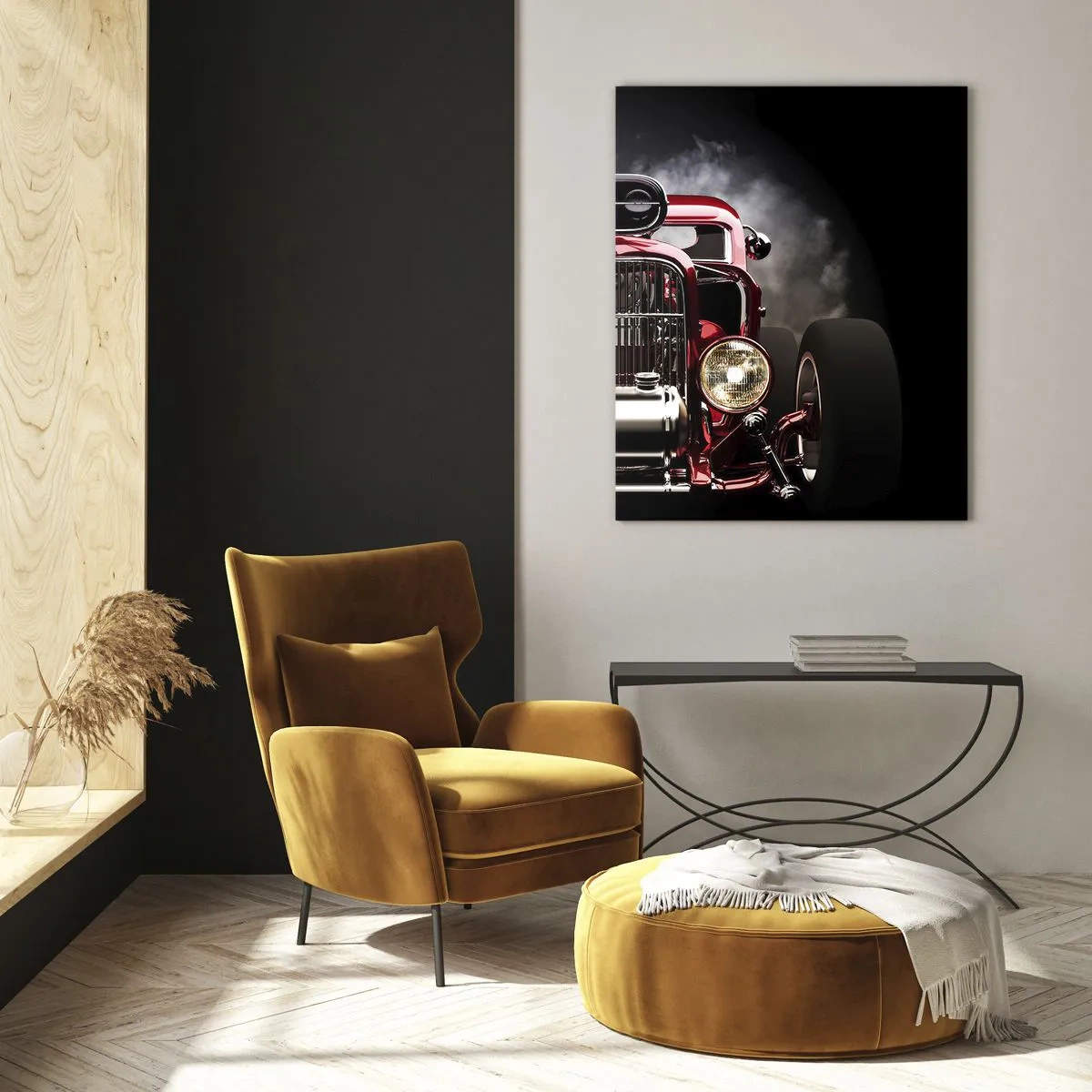Billede på glas - Hurtigt og rasende smukt - 50x70 cm