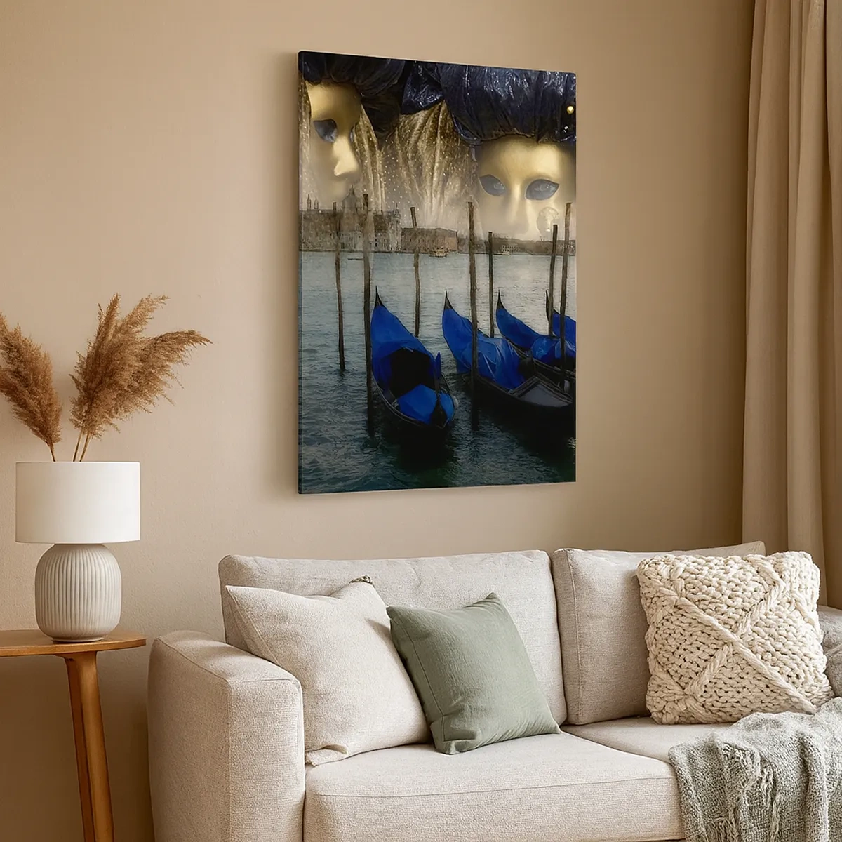 Lærredstryk - Billede på lærred - Tid til at starte karneval - 50x70 cm