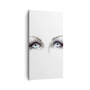 Lærredstryk - Billede på lærred - En engels øjne? - 55x100 cm