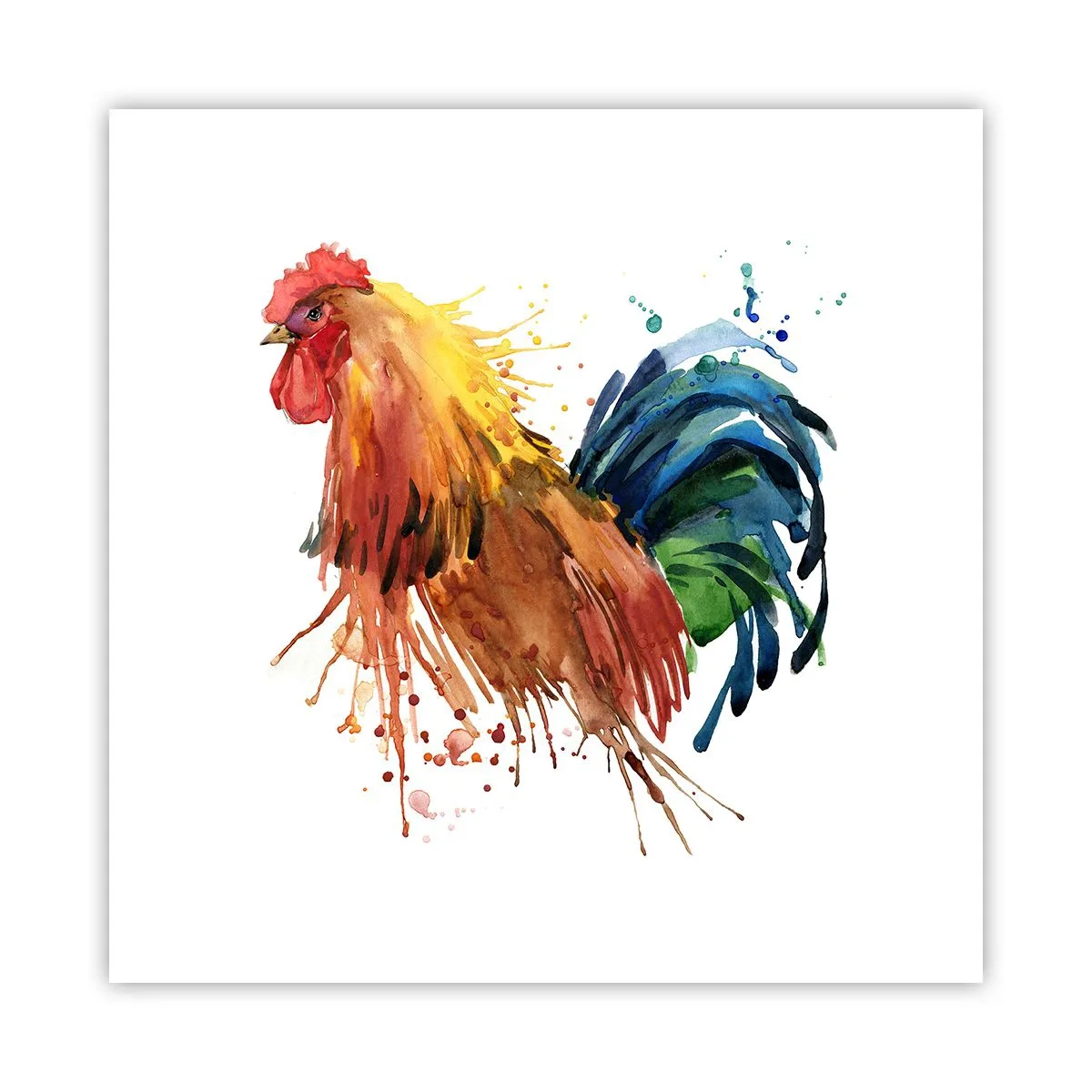 Plakat - Kongelig kappe, kongelig stolthed - 50x50 cm
