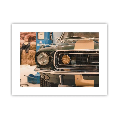 Plakat - Møde med en legende - 40x30 cm