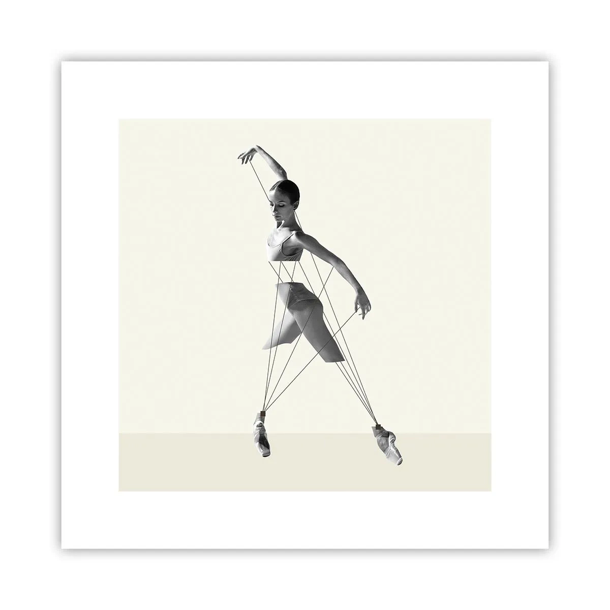 Plakat - I verdens teater - 30x30 cm