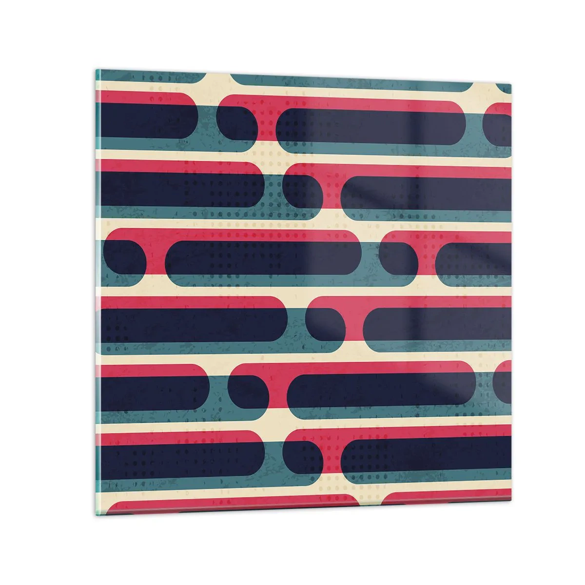 Billede på glas - Indad og fremad - 30x30 cm