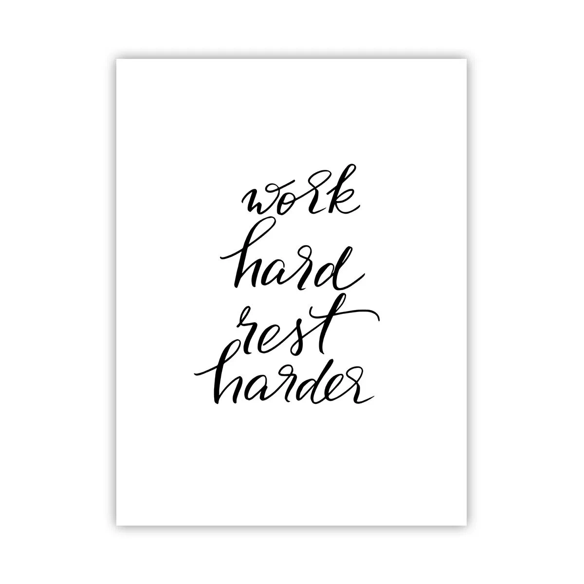 Plakat - Balance i livet - 30x40 cm