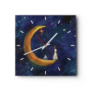 Vægur, Uret - Kald på verden - 30x30 cm