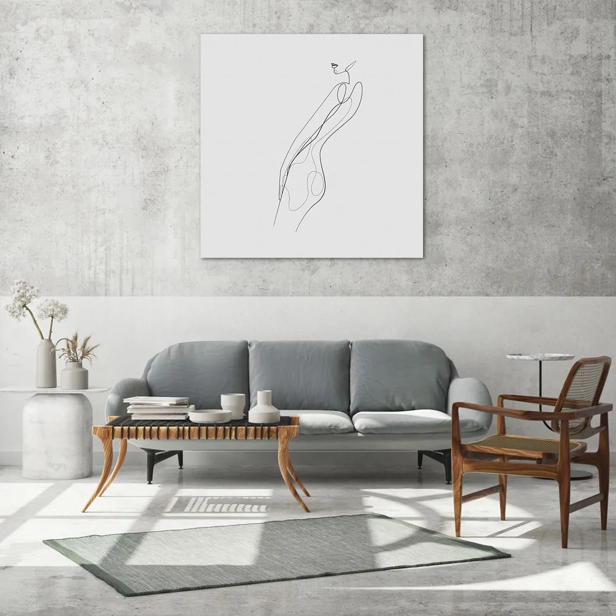 Billede på glas - Næppe et løfte - 60x60 cm