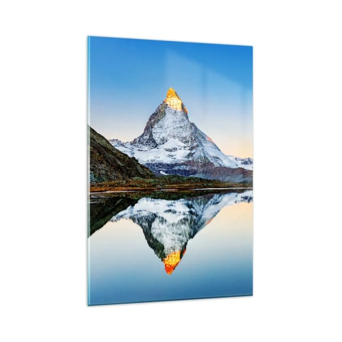 Billede på glas - To verdener - 80x120 cm