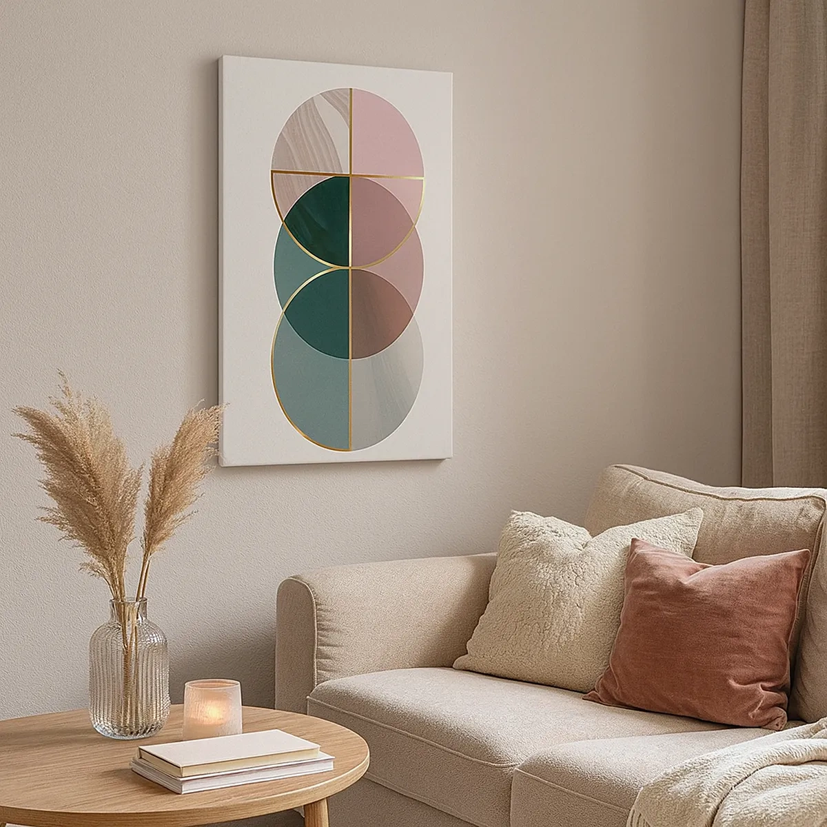 Lærredstryk - Billede på lærred - Hjul for hjul… - 50x70 cm