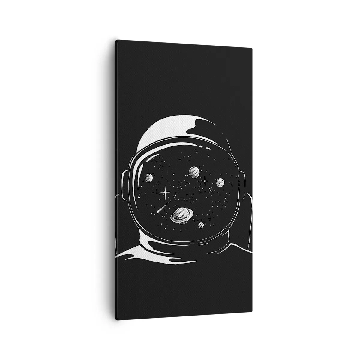 Lærredstryk - Billede på lærred - Flot udsigt - 55x100 cm