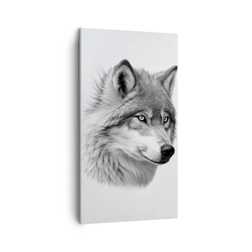 Lærredstryk - Billede på lærred - Alpha - uden tvivl - 45x80 cm