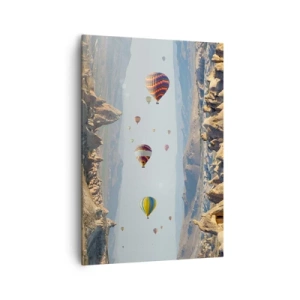 Lærredstryk - Billede på lærred - Alt er muligt her - 70x100 cm