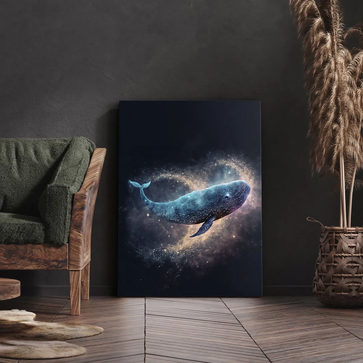 Lærredstryk - Billede på lærred - Der findes en verden... - 50x70 cm